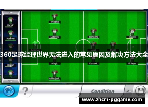 360足球经理世界无法进入的常见原因及解决方法大全 360足球经理世界无法进入的常见原因及解决方法大全