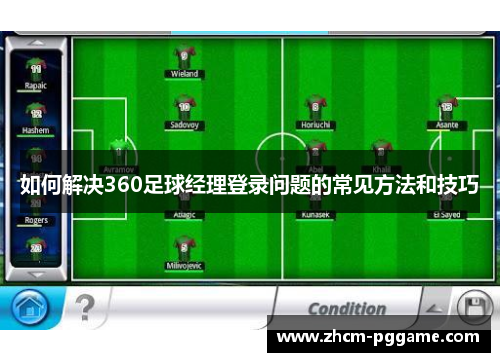 如何解决360足球经理登录问题的常见方法和技巧 如何解决360足球经理登录问题的常见方法和技巧
